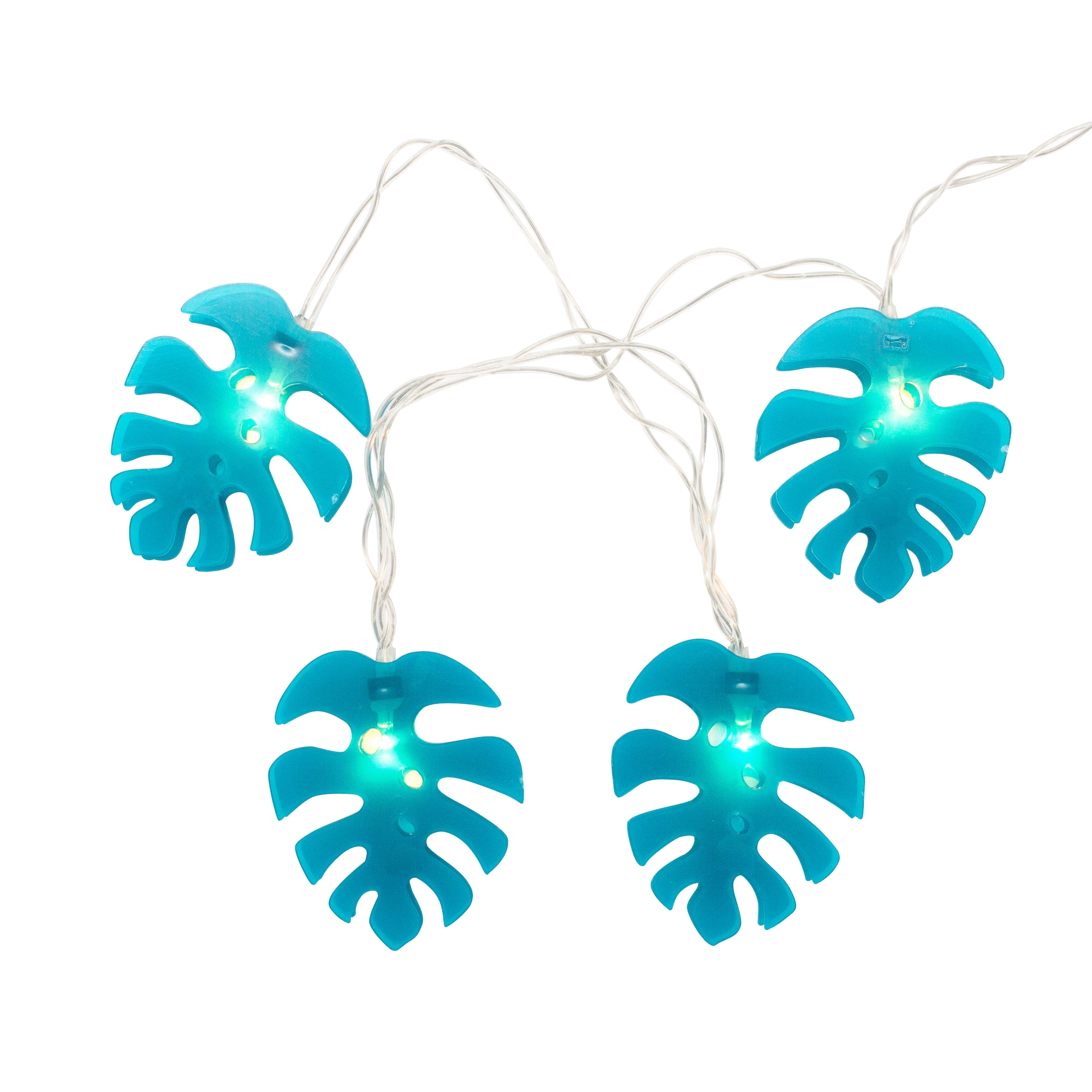 10ct. Monstera Leaf Icon Warm White LED String Lights by Ashland®